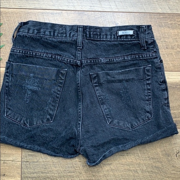 Brandy Melville High Waisted Destroyed Button Fly - Picture 6 of 7